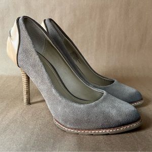 Kenneth Cole REACTION Gray Suede Pumps - size 6.5